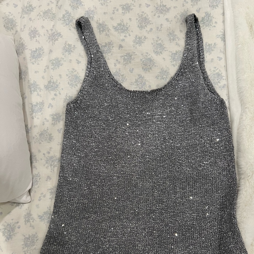 Bec + Bridge sequin tank top